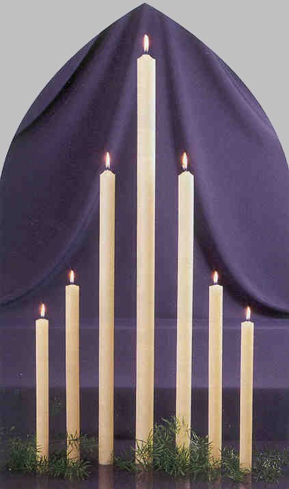 Beeswax Solid Altar Taper